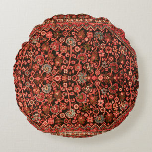 Persian Silke Matta Skriv ut Rund Kudde