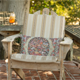 Persian Turkiska Blommigt Flowers Kilim Patio utom Lumbarkudde