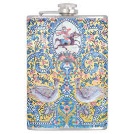 Persian-utvecklad tiled mural fickplunta