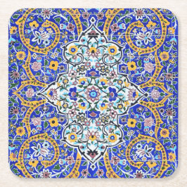 Persian-utvecklad tiled mural underlägg papper kvadrat