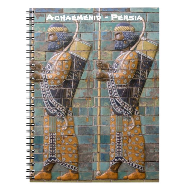 Persian Warrior Anteckningsbok Med Spiral (Framsidan)