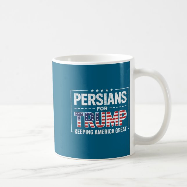 Persians For Trump Keeng America Great  Kaffemugg (Höger)