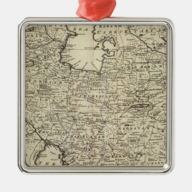 Persien 5 julgransprydnad metall (Framsidan)