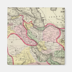 Persien, Arabien, Turkiet, Afghanistan, Vitrysslan Magnet