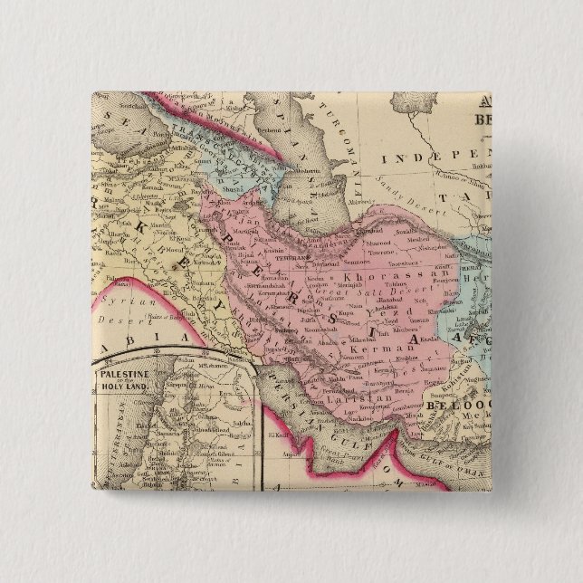 Persien, Turkiet, Afghanistan, Vitryssland Knapp (Framsida)