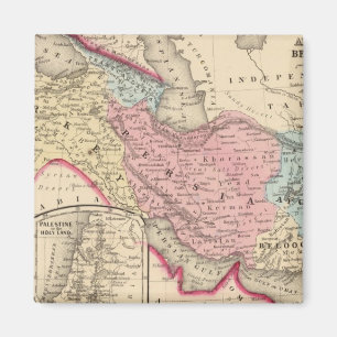 Persien, Turkiet, Afghanistan, Vitryssland Magnet