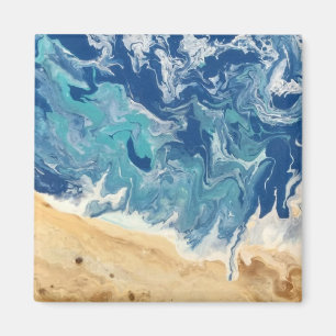 Persika Abstrakt Magnet