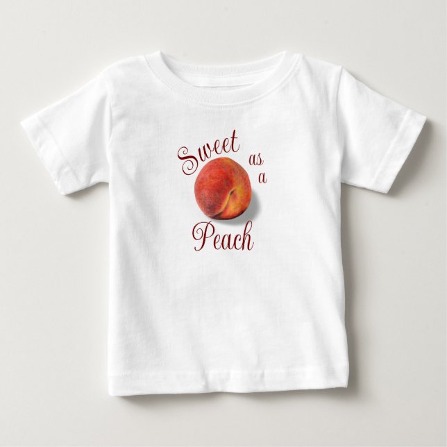 Persika Baby överst T Shirt (Framsida)