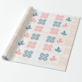 Persika & Blå Presentpapper