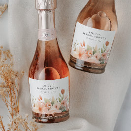 Persika Boho Blommig Bröllopsdusch