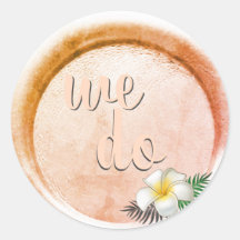 *~* Persika Brons Blommig Vaxsigillstämpel Bröllop