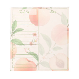 Persika (Checklista) Anteckningsblock