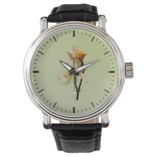 Persika Färgad Irises Armbandsur