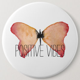 Persika fjäril med personlig knapp