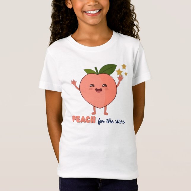 Persika för stjärnorna t shirt (Framsida)