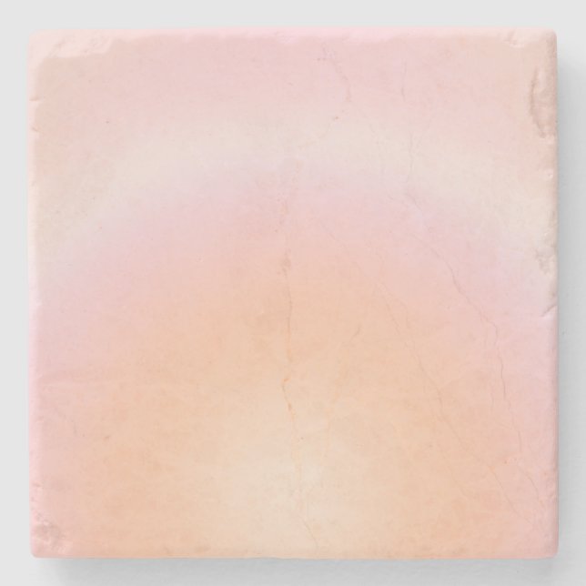 Persika Fuzz-övertoning Stenunderlägg (Framsidan)