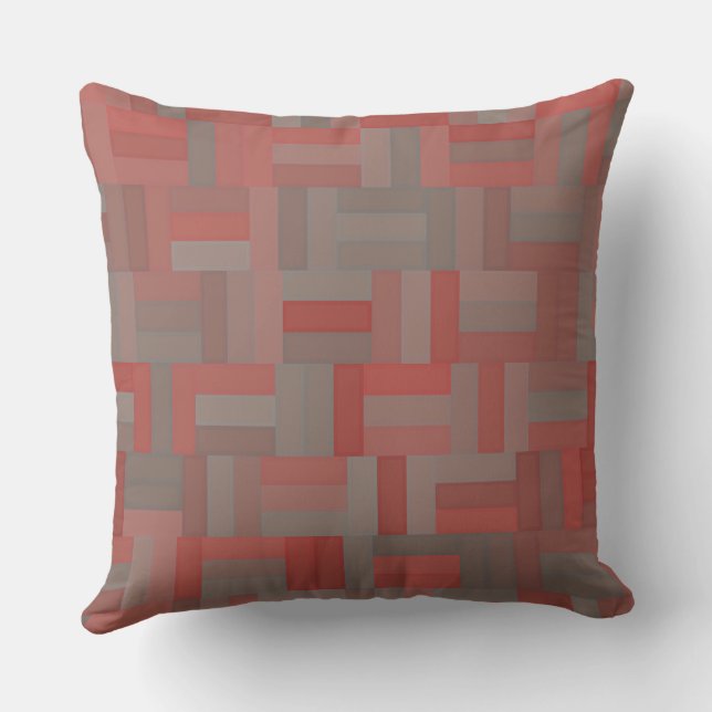 Persika Geometric Kudde (Baksida)