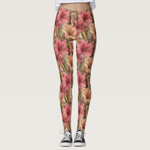 Persika Gymkläder Amaryllis Tematiska Gåvor För Sy Leggings