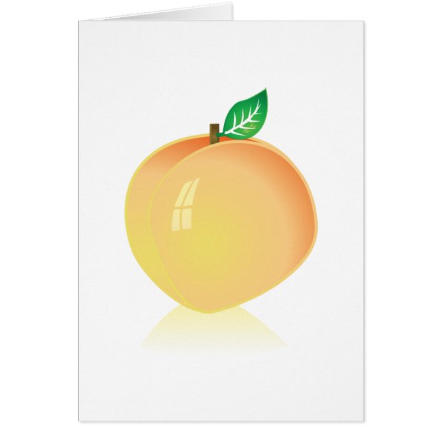 Persika Hälsningskort (Framsidan)