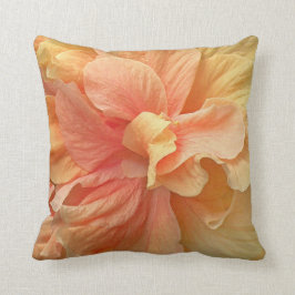 Persika Hibiscus Amerikansk Mojo Accent Kudd Kudde