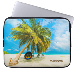 Persika i Maldivernas eget namn laptop sleeve