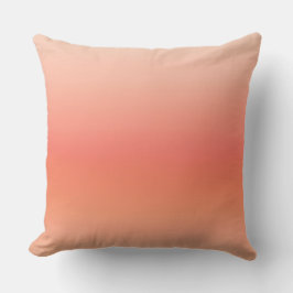 Persika & Korall Gradient AI-konst Kudde