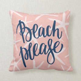 Persika, korall Rosa och marulk Kudde