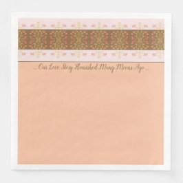 Persika med Rosa Pappersservett