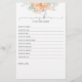 Persika mjukt blommiga babyskor - spel