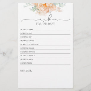 Persika mjukt blommiga babyskor - spel