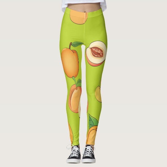 Persika Mönster 4 Leggings (Framsida)