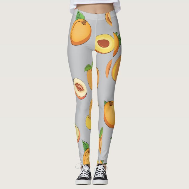 Persika Mönster 6 Leggings (Framsida)