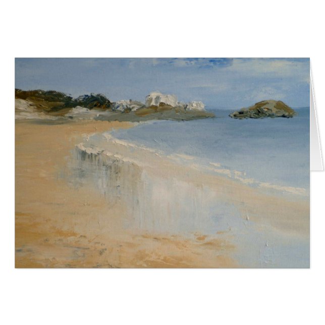 Persika och blöt hälsningskort (Framsidan Horizontal)