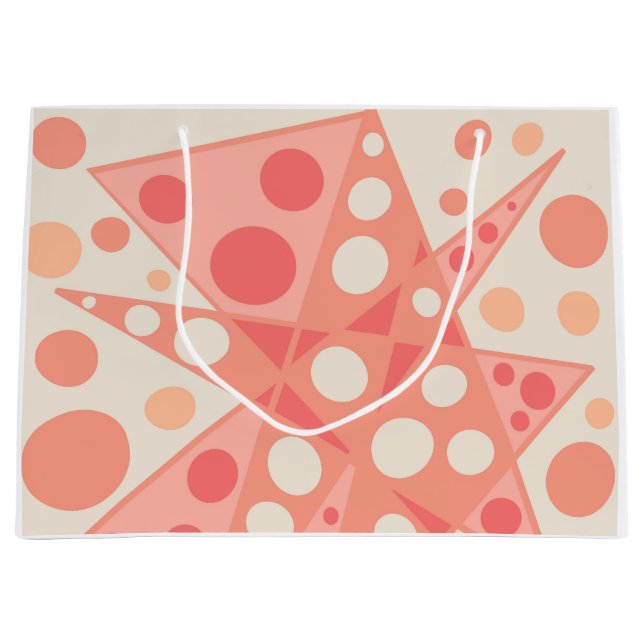 Persika- och korallform för abstrakt (Framsidan)