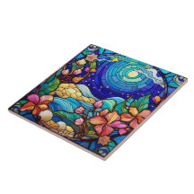 Persika och vinkara konst av rostat glas