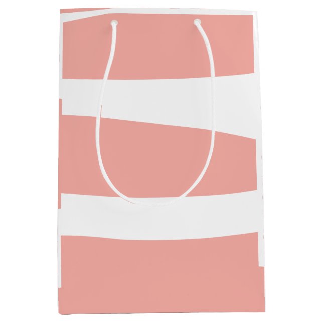 Persika och vit Abstrakt (Framsidan)