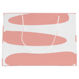 Persika och Vit Abstrakt