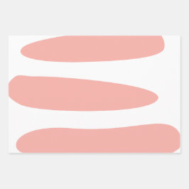 Persika och vit Abstrakt