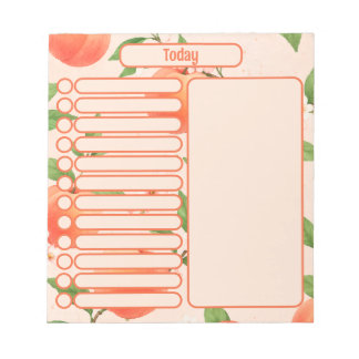 Persika (Orange) Anteckningsblock