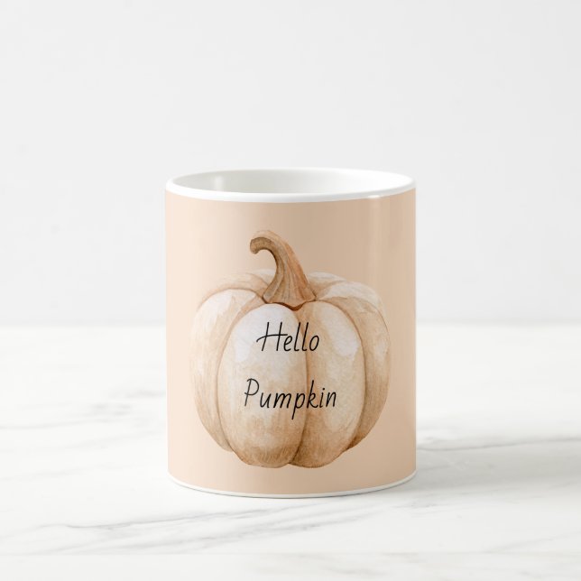 Persika Orange Hej Pumpa Kaffemugg (Center)
