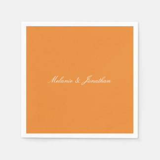 Persika Orange Pappersservett
