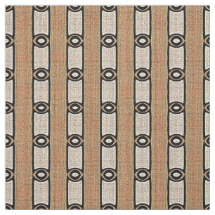 Persika Orange Taupe Beige Brown Bali Batik Mönst Tyg
