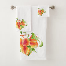 'Persika paradise' på ett Bathroom Towel Set