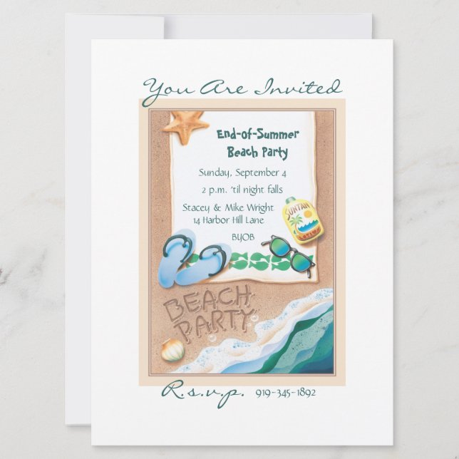 Persika Party © Inbjudningar (Framsida)