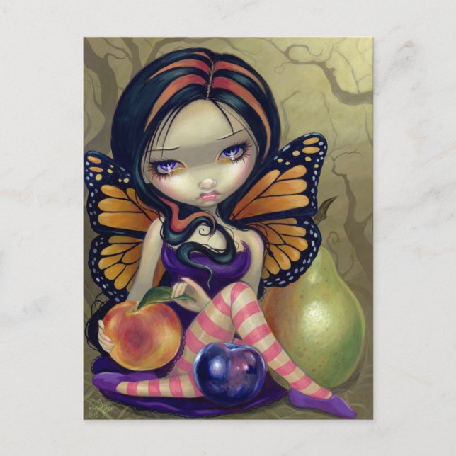 "Persika, Plommon, Pear"-vykort Vykort (Framsida)