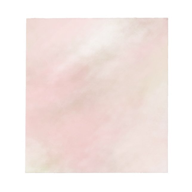 Persika Rosa  Tie Dye Watercolor Anteckningsblock (Framsida)