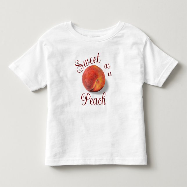 Persika Småbarn överst T Shirt (Framsida)