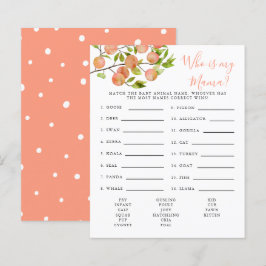 Persika som är min Mamma för babyvisare