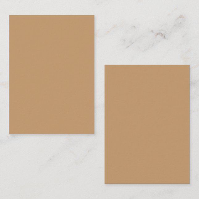 Persika Tan Färgbalksdesign | Mjuk Bröllopsdesign (Fram/baksida)