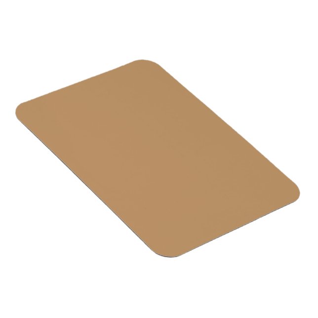 Persika Tan Färgbalksdesign | Mjuk Bröllopsdesign Magnet (Högersidan)